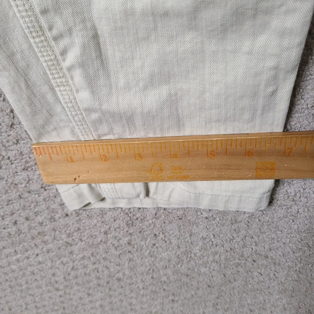 Banana Republic Pants Mens 35S Beige Relaxed Tapered Fit Cotton Casual Chino